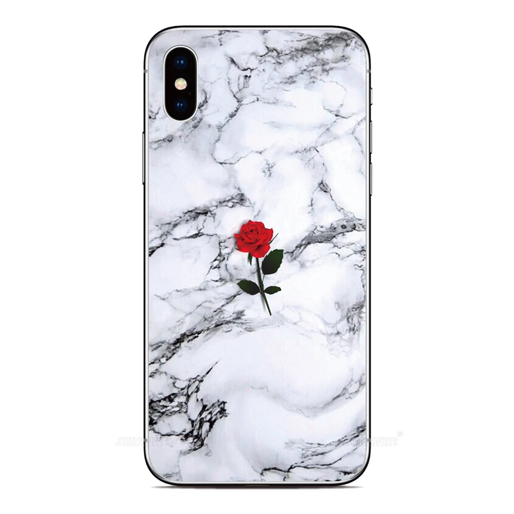 Flower Marble Design Phone Case - Elegant and Durable Protective Cover