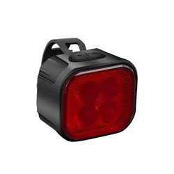 High Brightness Bicycle Lighting Set - USB Rechargeable Waterproof Front & Rear Lights (Rear Light Red)