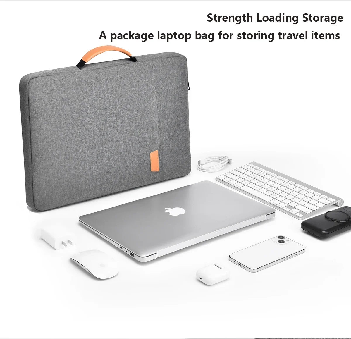 Custodia per Laptop e Notebook 13 14 15.6 17.3 Pollici, Borsa per Laptop per Macbook Air Pro Acer Xiaomi Huawei Lenovo HP, Valigetta per Computer - immagine 2