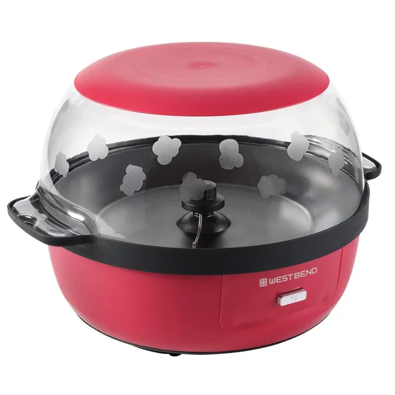 

Запад Бенд мешалка Crazy 6 Qt. Машина для приготовления попкорна, красная