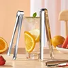 Stainless Steel Ice Tongs Bread Cake Clamps Salad Coffee Sugar Cubes Clips for Restaurant Bar Party Serving Tongs Kitchen Tools 4
