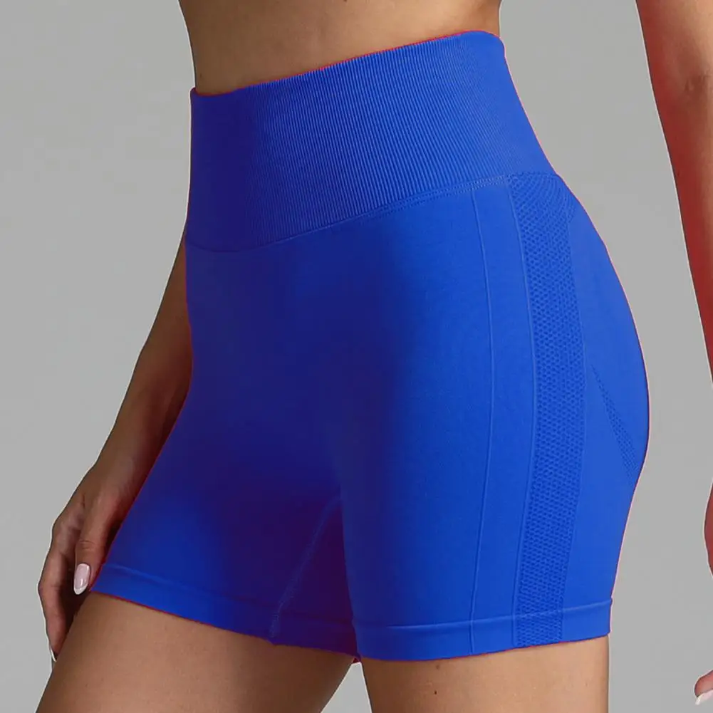 

Fitness Running Pants High Waist Yoga Shorts with Tummy Control Butt Lift Slim Fit Running Sports Shorts for Women Soft Elastic