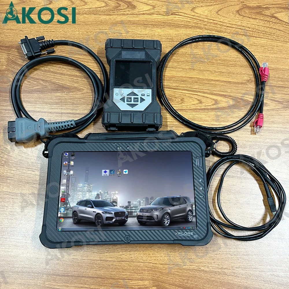 스카니아 진단기 Xplore 태블릿이 있는 지지대 프로그래밍 진단 도구, JLR DoIP, VCI SDD 패스 파인더 인터페이스, OBD2 스캐너 스카니아 진단기 Xplore 태블릿이 있는 지지대 프로그래밍 진단 도구, JLR DoIP, VCI SDD 패스 파인더 인터페이스, OBD2 스캐너