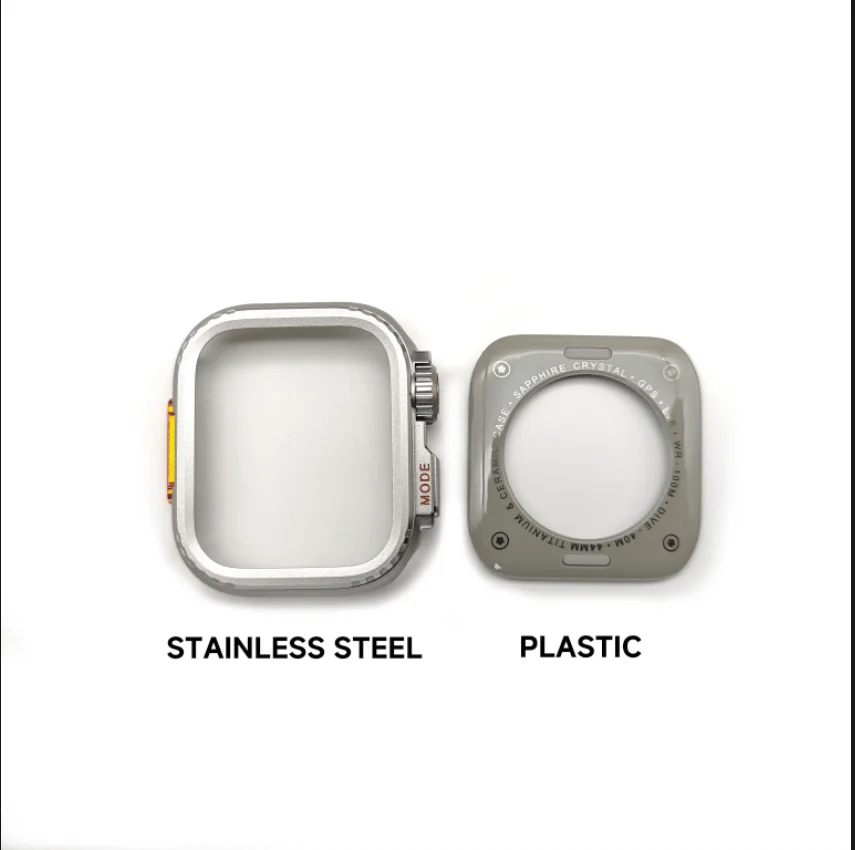 Sleek Metal Bumper Case for Smartwatch Protection