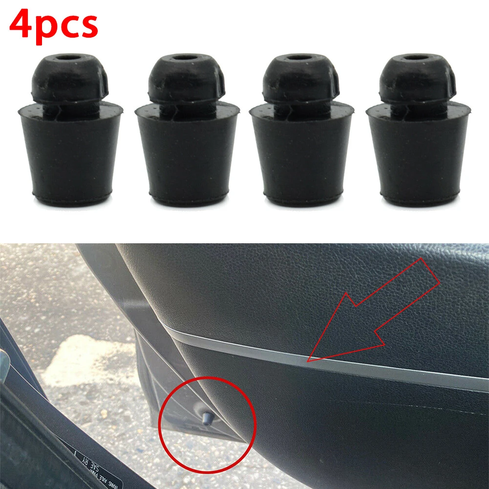 4pcs Universal Car Door Dampers Buffer Pad Cover Rubber Stop Car Door