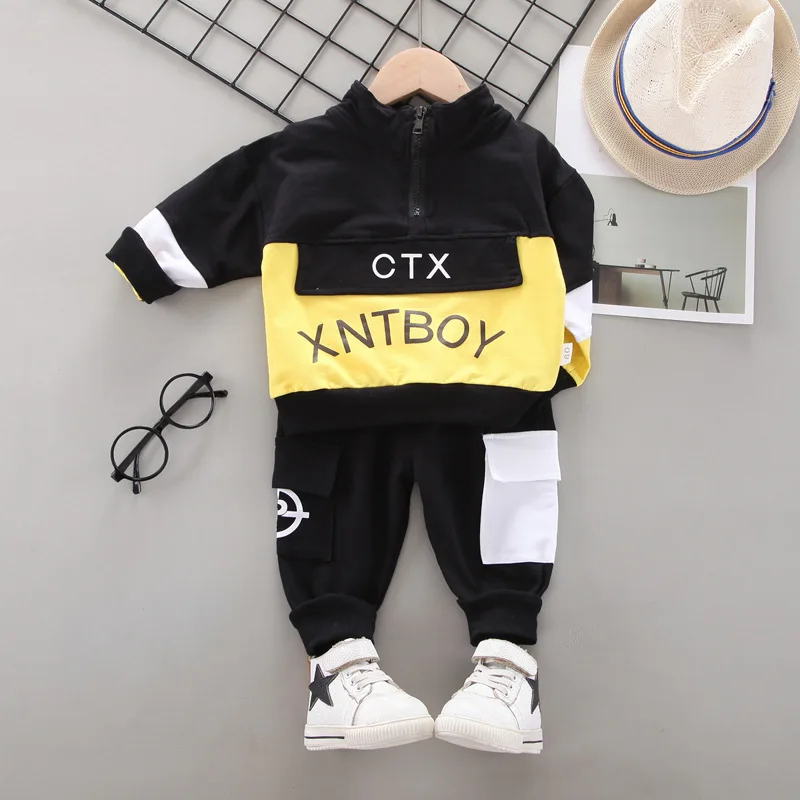 Kids Clothing Set Autumn Fashion Baby Girls Boys Jacket Pants 2Pcs/Set Toddler Casual Costume Tracksuits