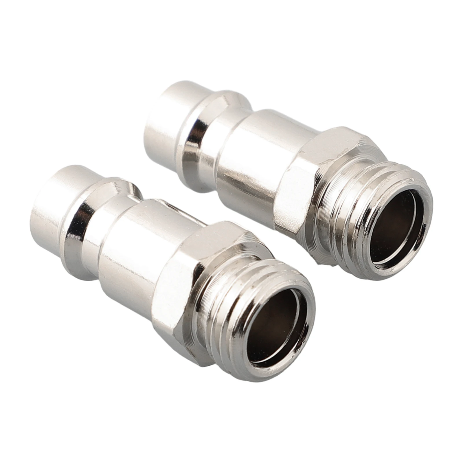 

BSP Male Part 2pcs Air Compressor Euro Male Release Fitting Coupler Euro Compressed Fitting 1/4in Quick Release