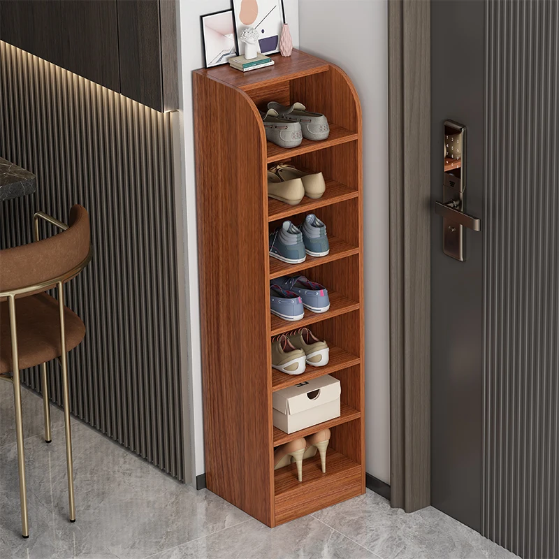 

Long Entryway Wood Shoe Rack Organizer Storage Vertical Minimalist Shoe Cabinets Space Saving Armarios De Dormitorio Furniture