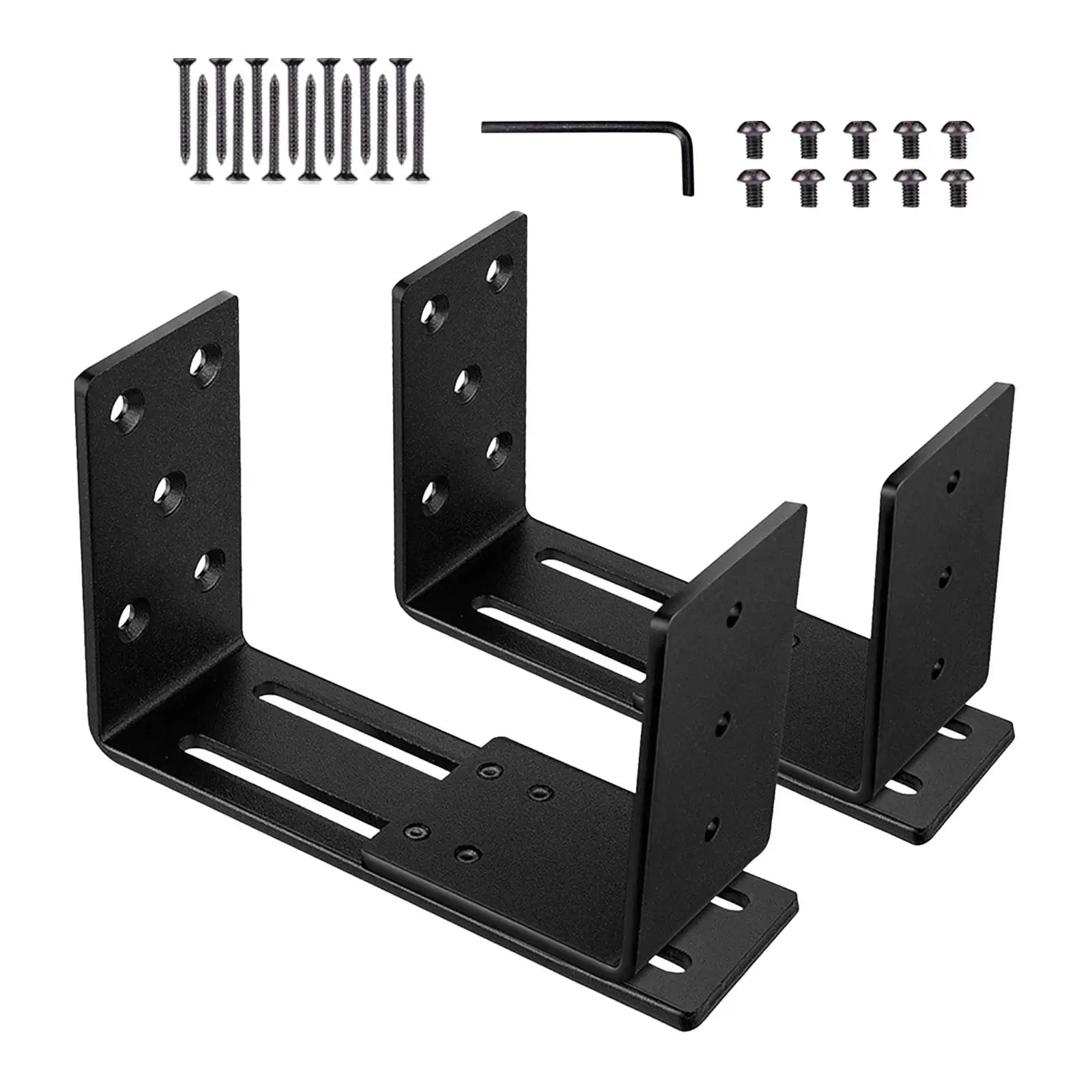 

2Pcs Door Barrier Bracket Door Metal Bar Bracket Security Bar Holder for Garages Gate Door Brace Barn Door Reinforcement