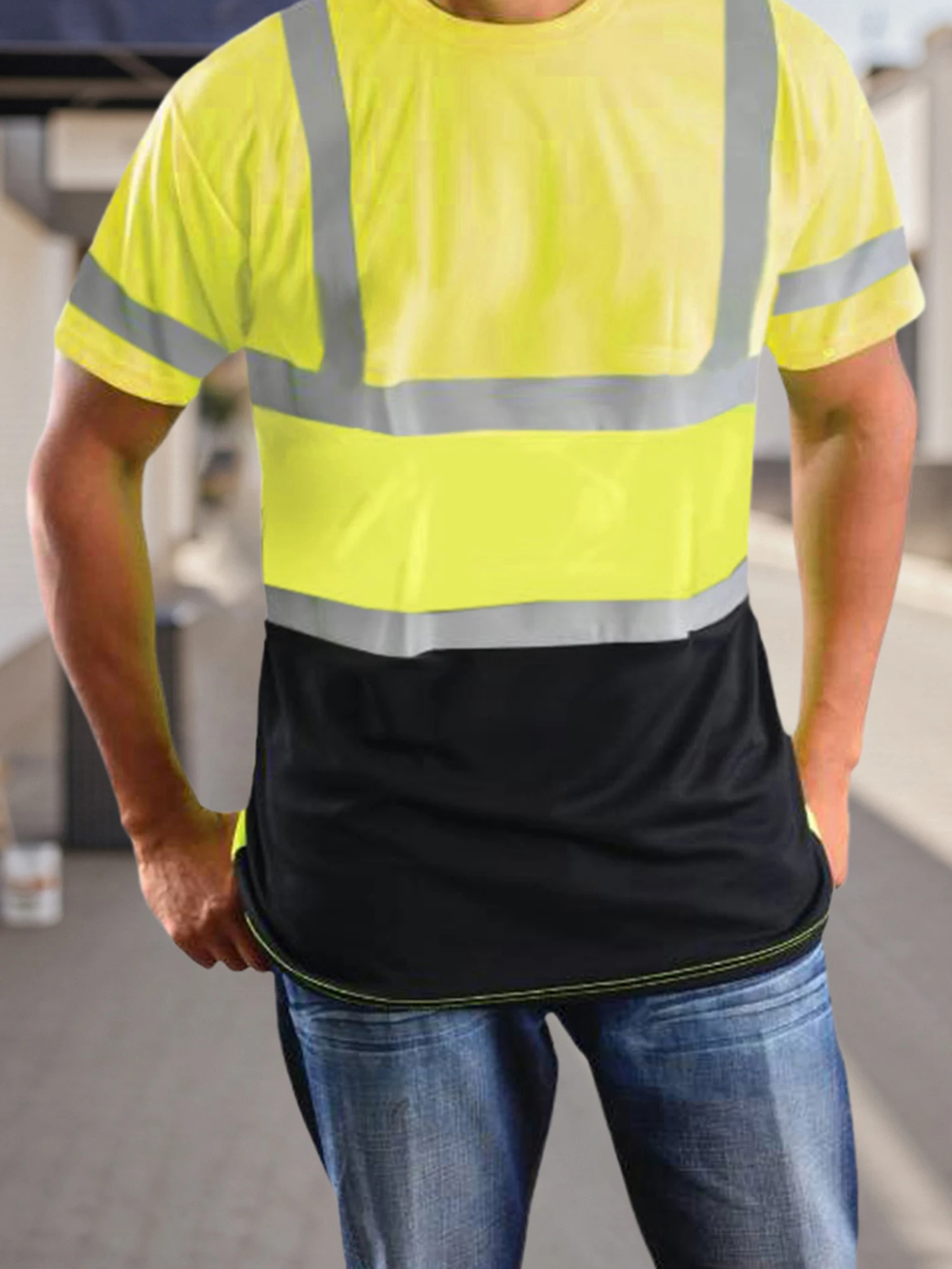 Men’s Reflective Hi-Vis Work Shirt 5