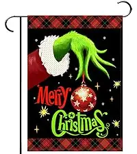 Grinch Christmas Decorations Christmas Winter Garden Flag Grinch Outdoor Decor 12x18 Double Sided