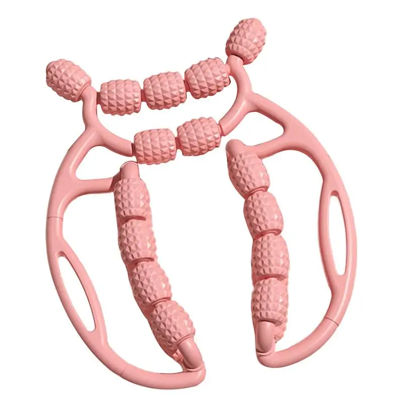 

Массажный ролик для ног, круглые ручные роликовые зажимы для ног с 23 колесами, эргономичные массажные аксессуары, многофункциональные инновационные