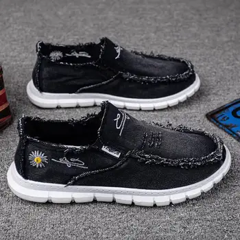 women's shoes   Daisy embroidery denim, casual sneaker. women's shoes summer 2025 . cheap shoes clearance free shipping 1