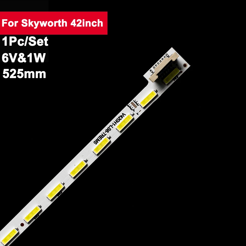 

42inch 525mm LED Backlight Strip for Skyworth 42'' 48led V420H1-LS6-TREM5 HJ1-LE6 REV.C5 /V420D1-LS1-TREM1 TX-L42E6B,TX-L42E6E