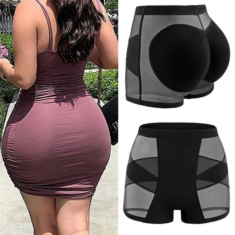 shapewear for dresses Women Butt Lifter Control Panties with Pad Hip Enhancer Push Up Body Shaper Pant Underwear Butt Body Shaper Fake Butt BShapewear plus size shapewear