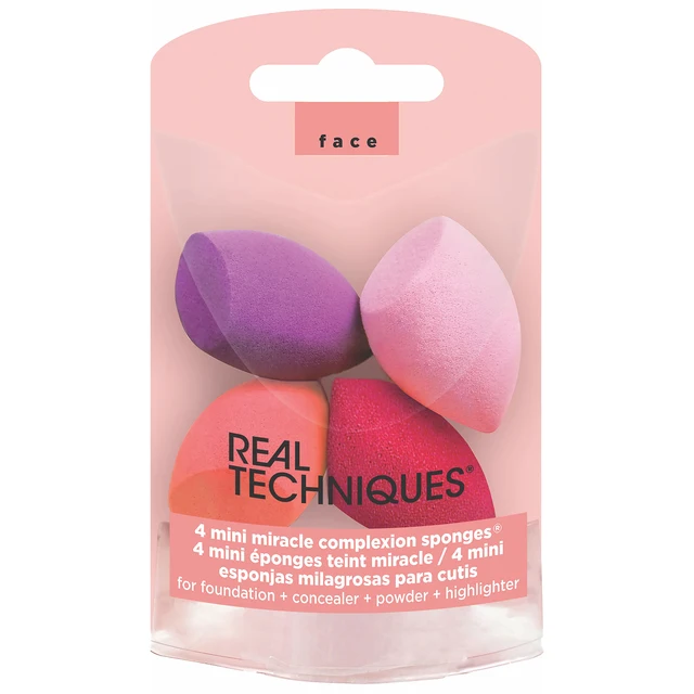 4PCS Makeup Sponge Blender Powder Puff Non-latex For Liquid Cream Foundation