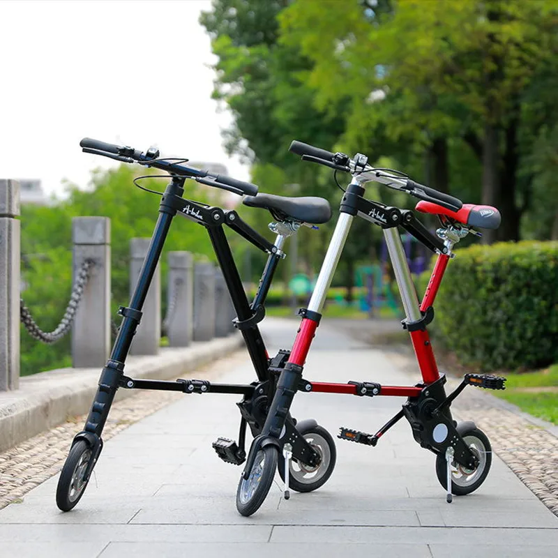 

8-Inch/10inch For Kids Adult Folding Bicycle Mountain Bike Ultralight Portable Bicycle Foldable Mini Non-Slip Road Bike
