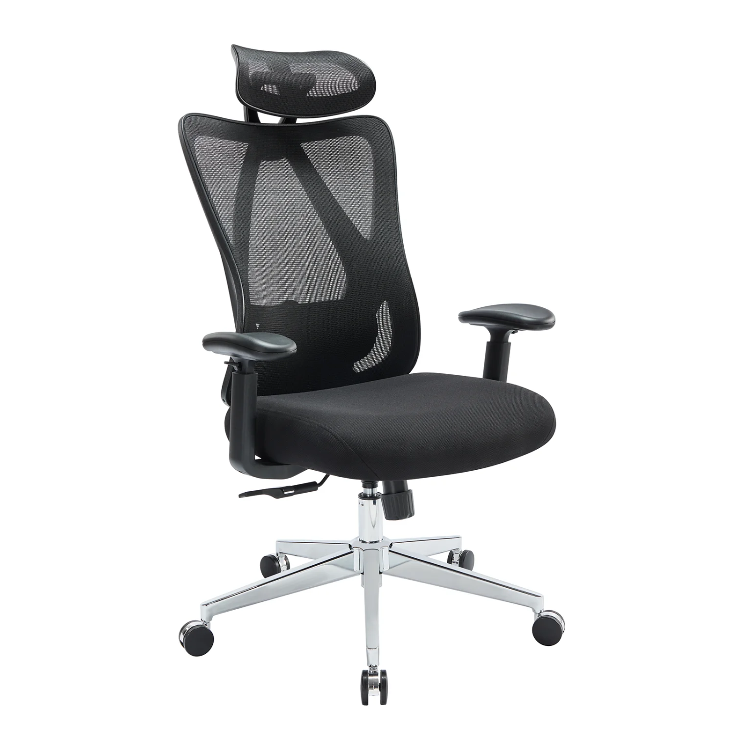 

Эргономичный регулируемый подголовник с высокой спинкой и сетчатый офисный стул с подголовником и талией-удобный, поддерживающий и стильный Optio