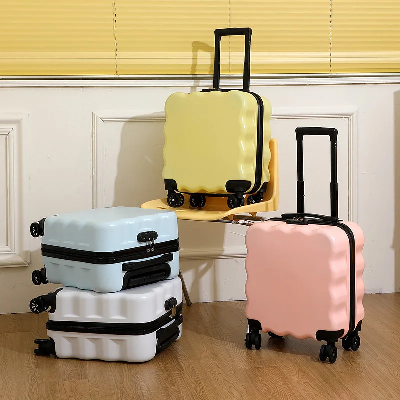 New Children's luggage silent handle portable case cartoon mini high appearance level, internet-famous carry-on case