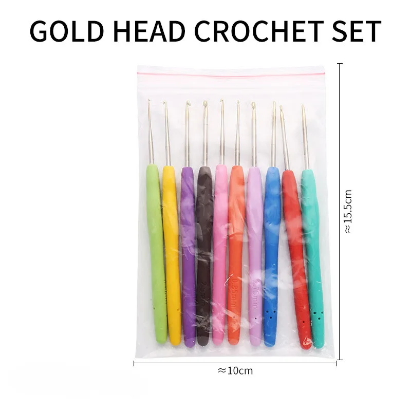 10Pcs Gold Head Set