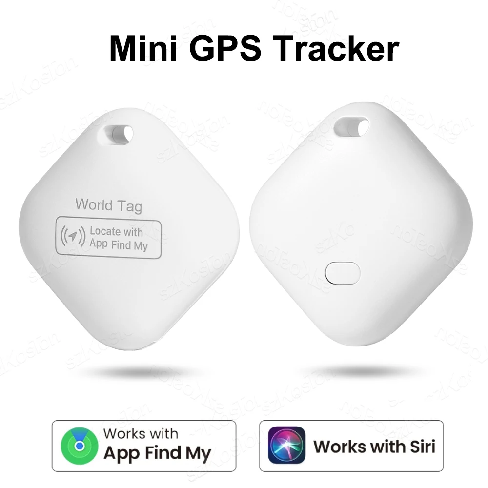 Gps Locator Key Finder Anti Lost Tracker Item Locator Anti Lost Locator Key Chain Locator Mini Tag Bluetooth-compatible GPS Tracker Locator Works With Find My App Only For IOS system Key Finder For Bags Wallets Luggage