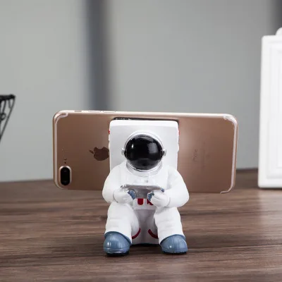 Astronaut Mobile Phone Stand Student Desktop Holder Spaceman Cell Phone Holder Desk Decoration phone stand
