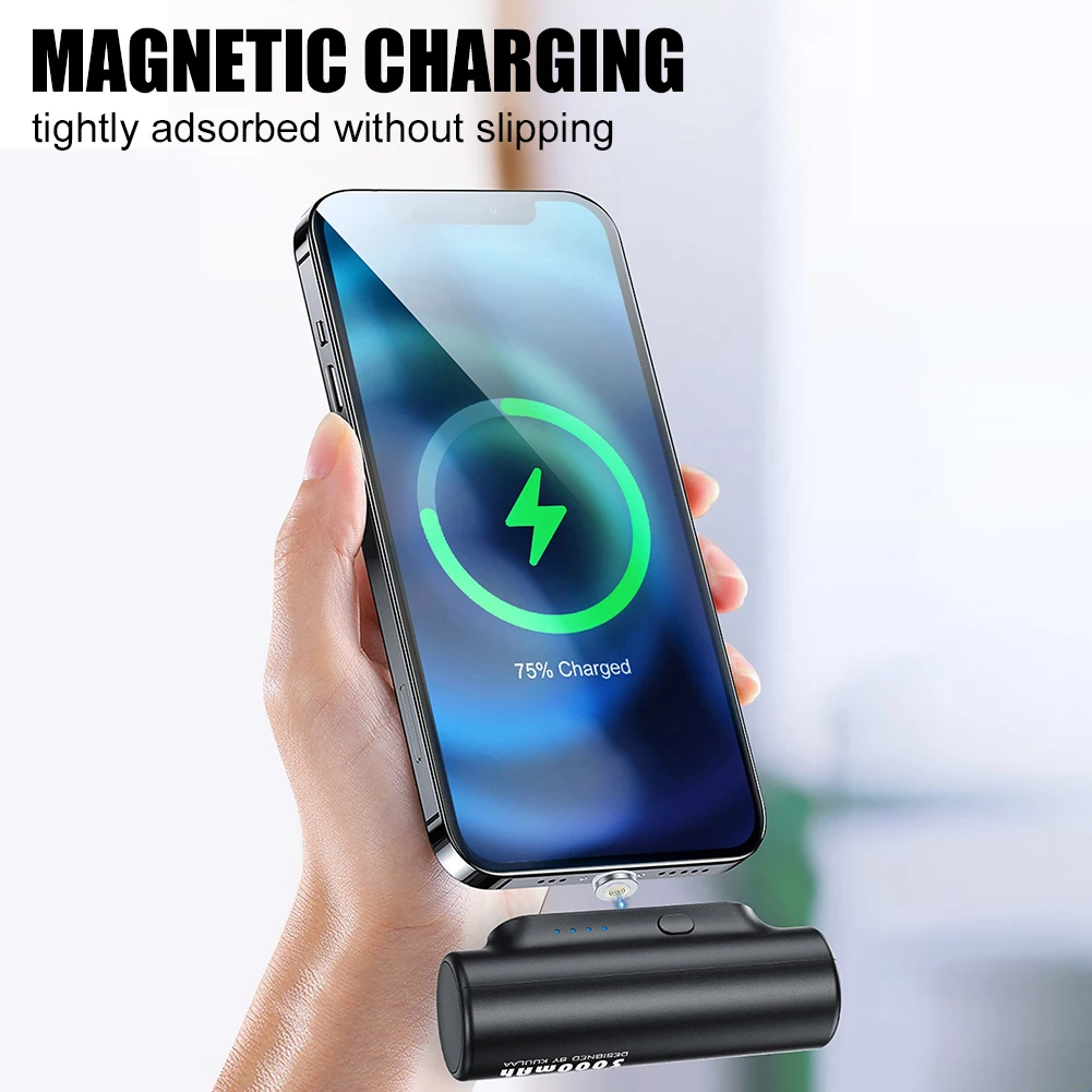 car jumper 3000mAh 3-in-1 Mini Magnetic Wireless Power Bank Fast Charging Portable Mobile Phone Emergency Charger For Most Phones jump starter pack