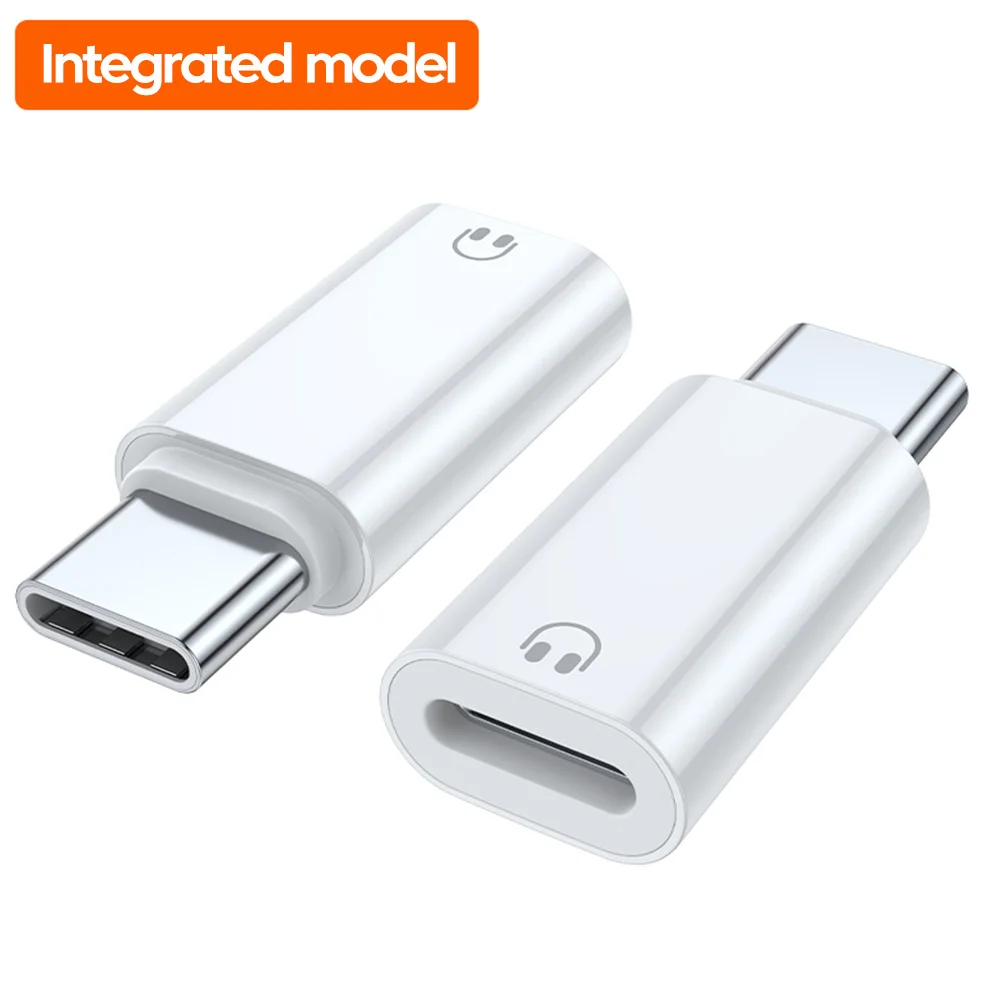 מתאם אוזניות מסוג C לאוזניות Lightning עבור ios נקבה ל-USB C זכר ממיר עבור Iphone15 16 iPad מחשב נייד עבור IOS מתאם שמע