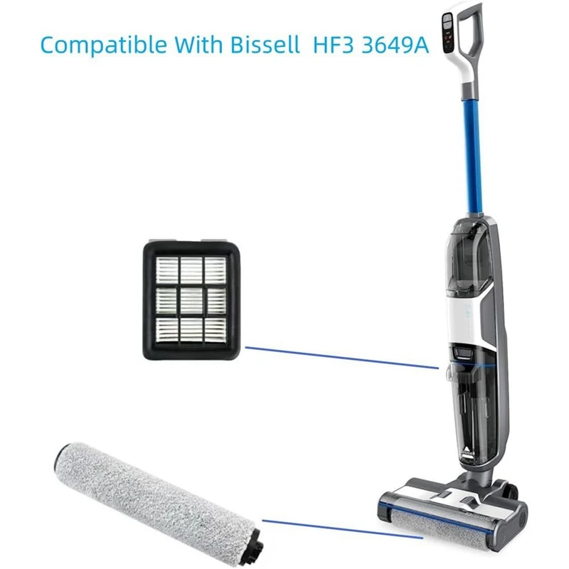 Accessoires Pour Bissell Crosswave 3-En-1 Brosse Rouleau Filtre De  Remplacement