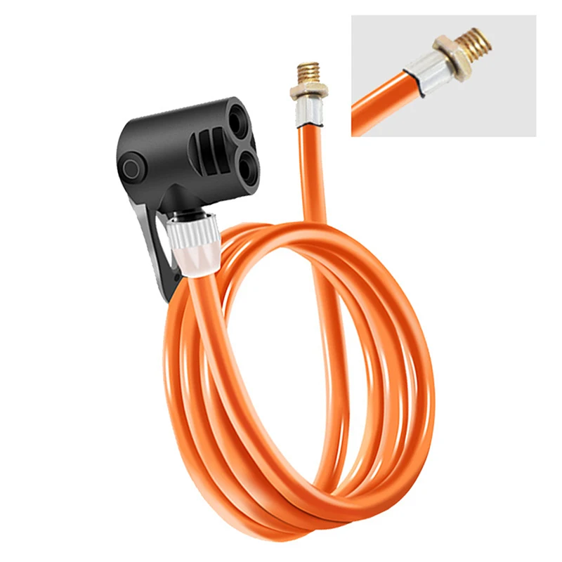 70/80/120 cm Länge Frostschutz Bold Luftröhre Fester Orange Hochwertige brandneue Fahrradpumpenrohr Luftpumpenkabel Reifenfüller – Detail 18