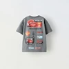 Cartoon Car Boys T-shirt Summer Clothing New Style Cartoon Short Sleeve Tops Tees Kids Trendy Design Casual T Shirts Children's 5