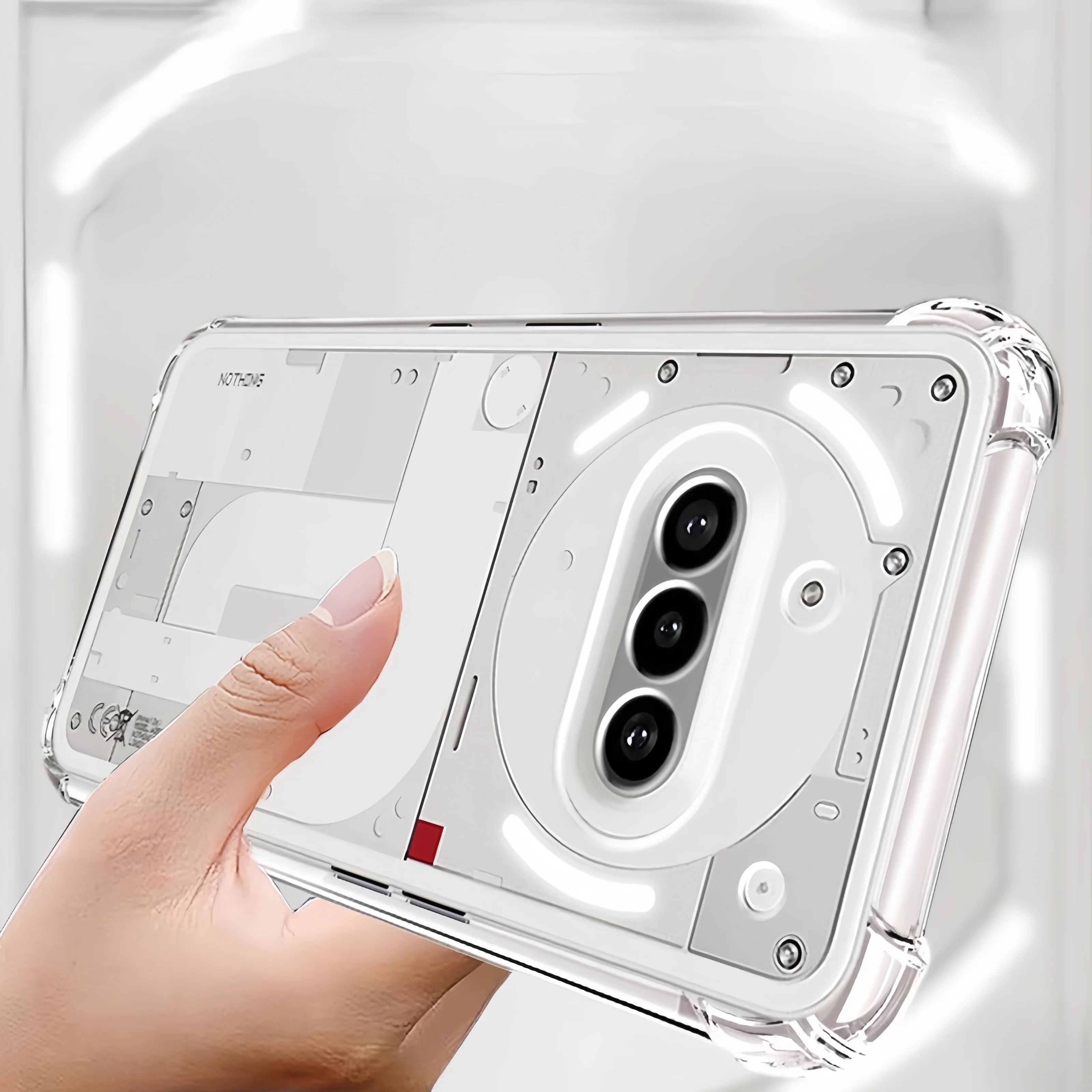 Clear Transparent TPU Shockproof Phone Case