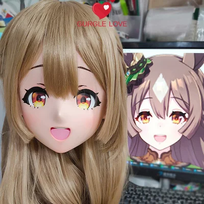 

(GLb02) Индивидуальный персонаж женщины девочки смолы половина головы кросс-платье косплей японский аниме ролевая фотосессия с глазами и париком