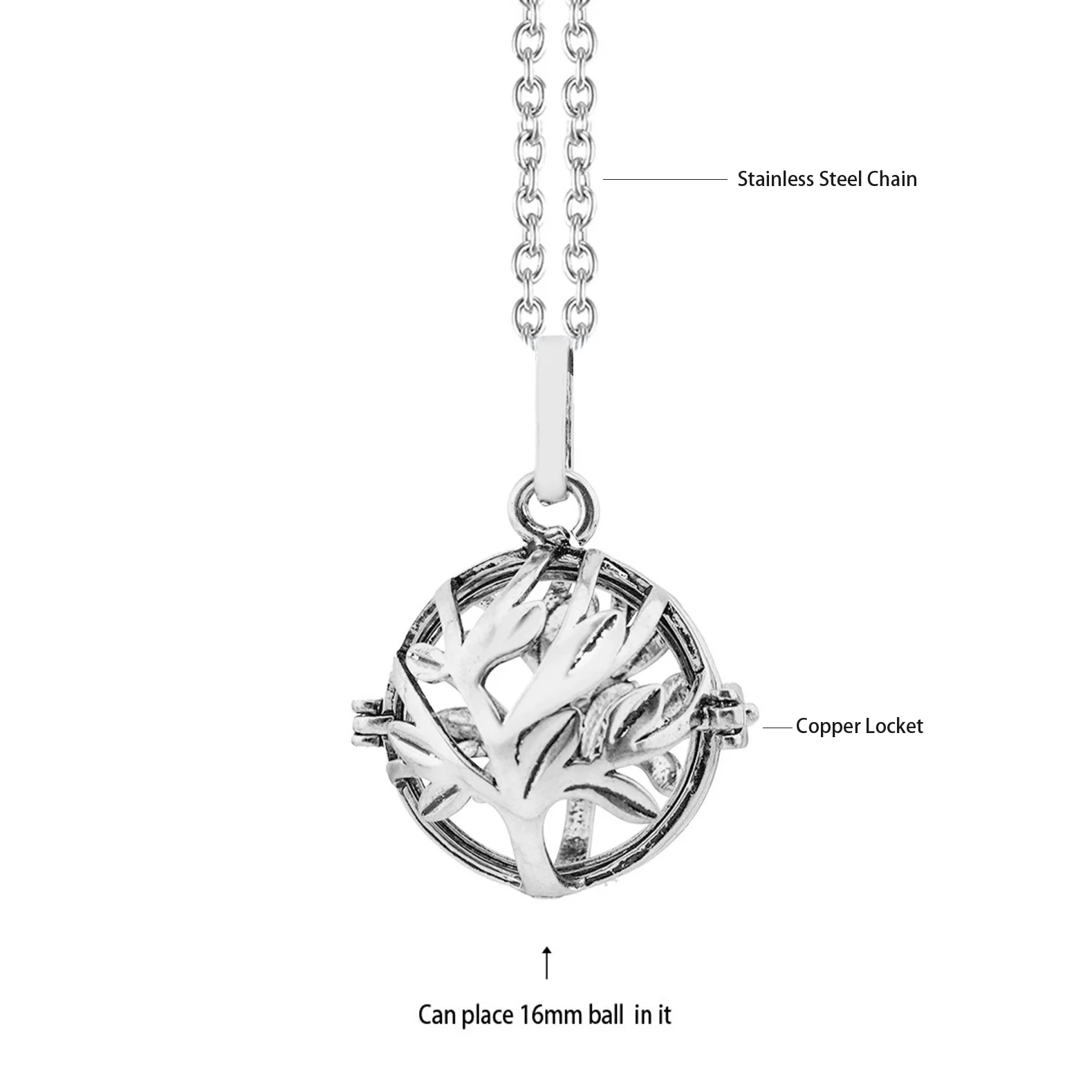 Harmony Angel Aromatherapy Diffuser Pendant Necklace