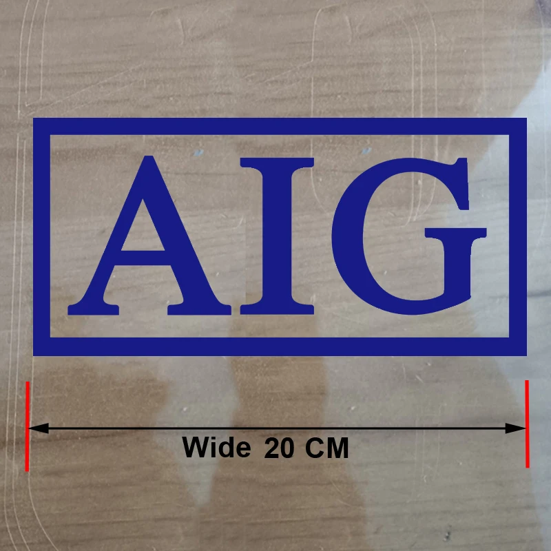 thumbnail image 1 of Personalizar el logotipo del patrocinador de fútbol AIA AIG Fútbol medio Parches de fútbol para planchar Material de PU Cinch AIA AIG Logotipo del patrocinador del pecho, 1 of 5