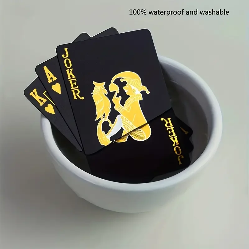 Waterproof Playing Cards Plastic Playing Cards Deck Of Gift Poker Cards Christmas Halloween Thanksgiving Gift Gaming playing cards,plastic playing cards