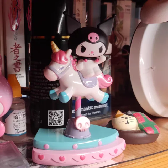 Três Lio Dream Carousel: Uma Coleção Encantadora de Bonecas Sanrio para Crianças 4 Bonecas Sanrio Encantadoras para a Imaginação Infantil