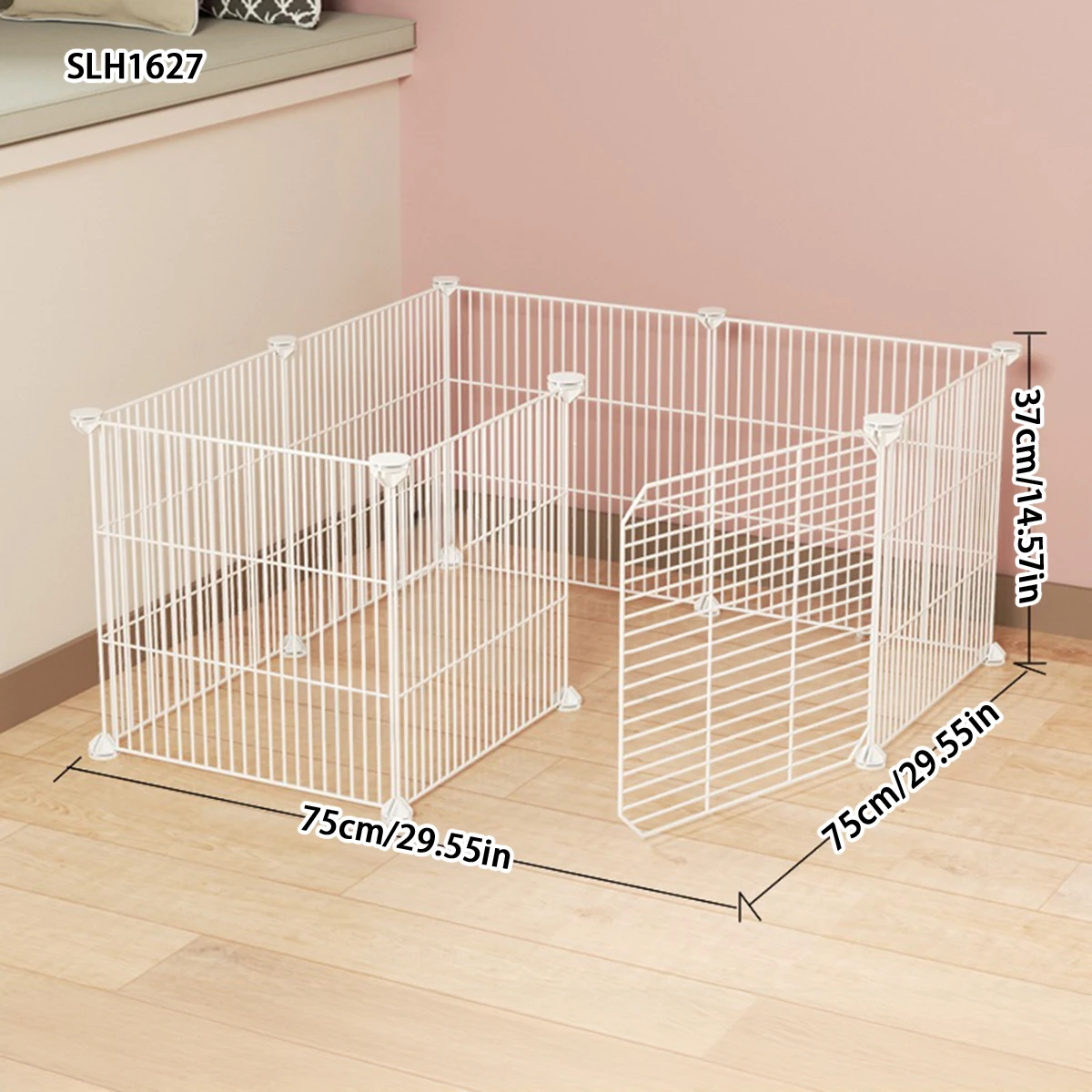 Honey glider cage Encrypted small hamster cage Home luxury villa rabbit iron mesh combination pet Chinchillas