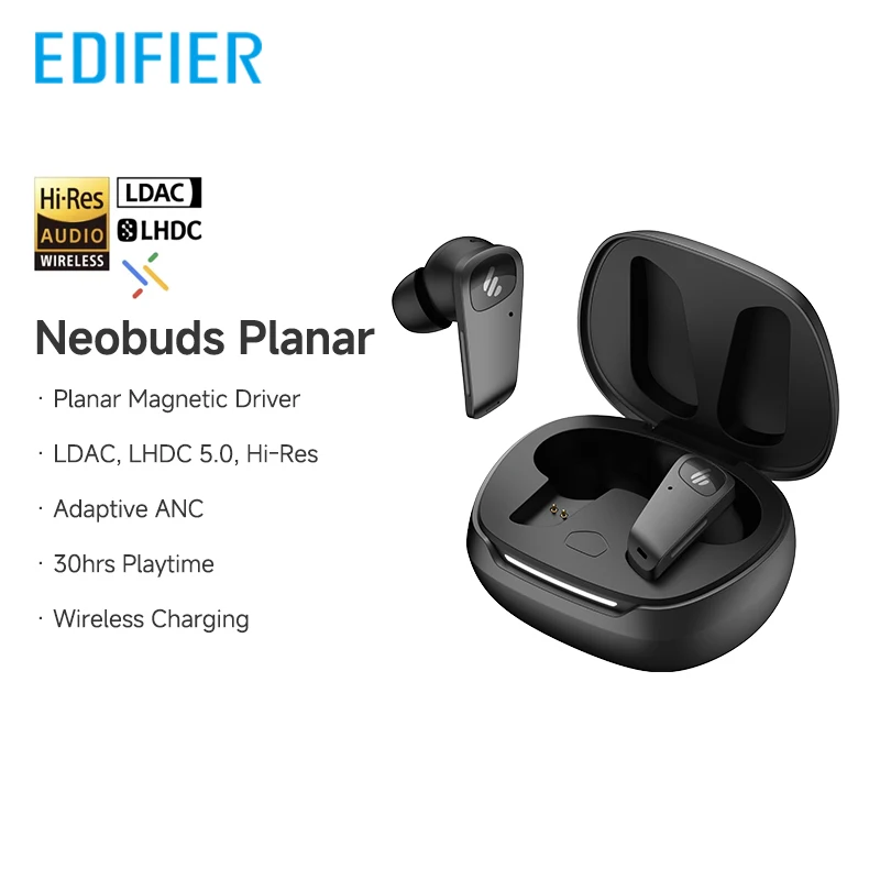 Edifier Neobuds Planar ワイヤレス Bluetooth イヤホン Planar 磁気