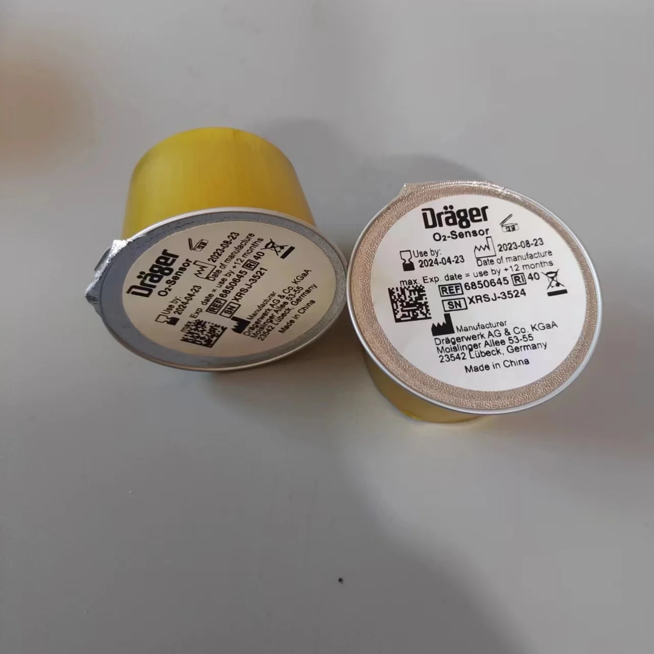 

New Original Drager 6850645 Oxygen Sensor, O2 Cell Sensor