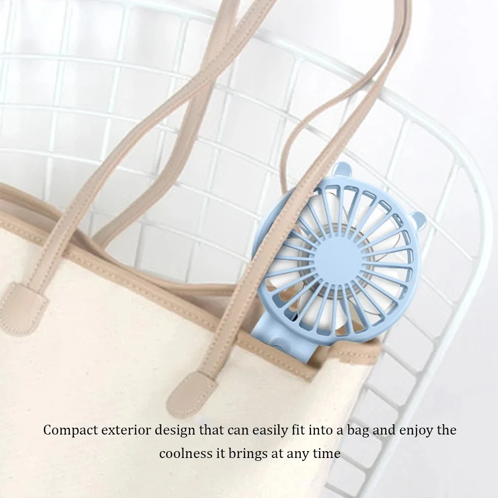 Mini fan portable mini fan USB rechargeable fans handheld fans desk table fan air conditioner mute cooler for outdoor home office school