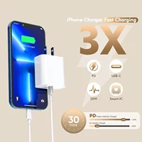 For iPhone Charger Fast Charging 2Pack 20W USBC Charger + 10Ft Lightning Cable for iPhone14/Pro/Pro Max/Plus/13/12/11/XS/XR/X/SE - Image 4