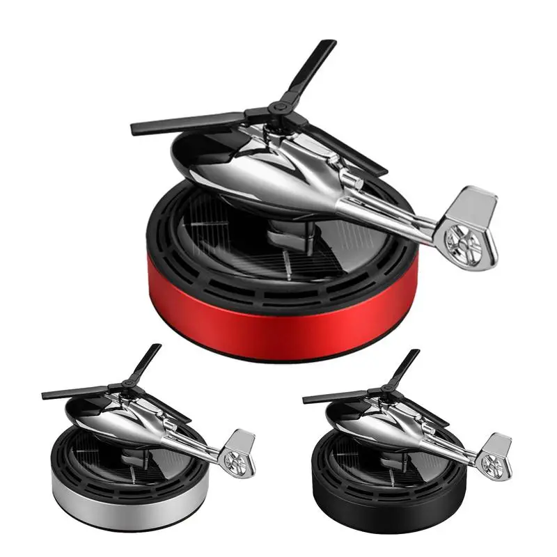 

Solar Car Air Freshener Airplane Model with Fragrant Propeller Car Fragrance Decoration Deodorant Perfume Diffuser for Car Truck