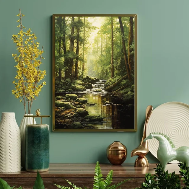 Misty Forest Wall Art 2