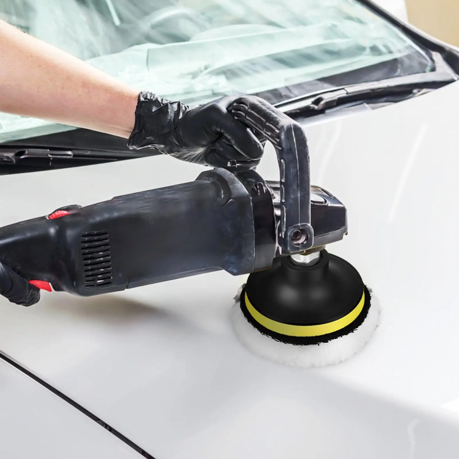 Wool Polishing Pad 5PCS for Car Paint Surface Care