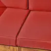 Outdoor Sectional Sofa Set -Seater - Acacia Wood - Outdoor Cushions 6
