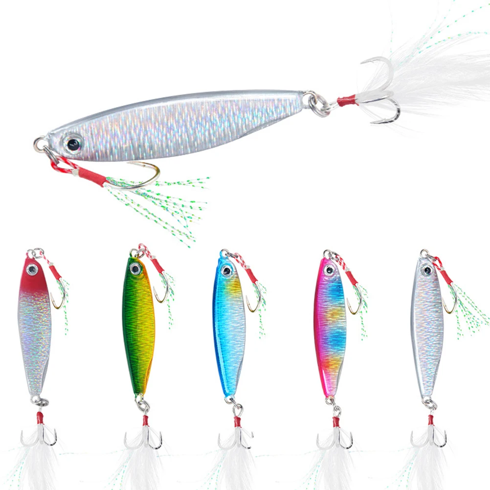 Metal Jig Fishing Lure Bass Fishing Jigs Weights 730g Holographic