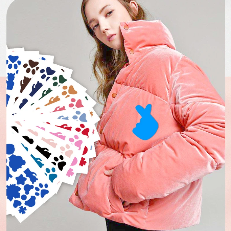 Down Jacket Patch Stickers Cut-free Self-adhesive Clothes Cartoon Repair Allowance Iron-free Tent Jackets Backpack Tape Stickers