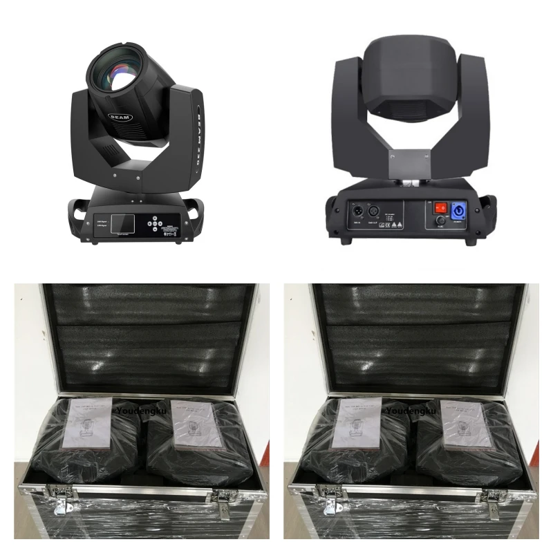 4 Pezzi 7R Beam Spot 230W Moving Head Beam Moving Head Lights Stage Wedding Disco Party Event Beam 230 7R Con Custodia