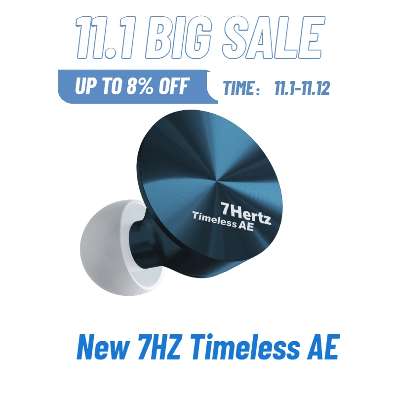 7HZ TIMELESS AE InEar Monitor Special Edition 14.2mm Dynamic Driver